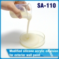 модифицированная силиконовая акриловая эмульсия для наружной стеновой краски sa-110 