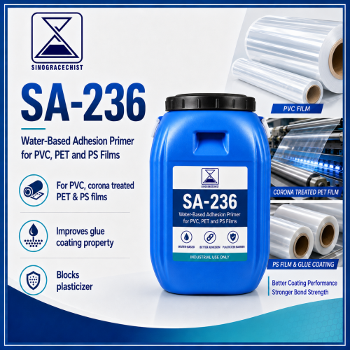 горячая продажа Праймер адгезии на водной основе для пленок PVC, PET и PS SA-236