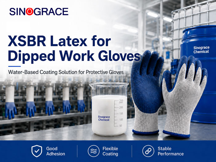 Carboxylated Styrene-Butadiene Latex for Dipped Work Gloves